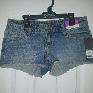 Women's size 2 denim jean short shorts
